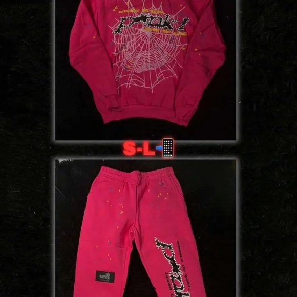 Black spider sweatsuit